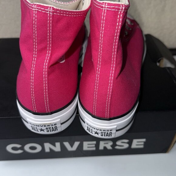 Converse Chuck Taylor All Star Lift Hi Platform A08288F Cerise Pink Women Sz 11 - Picture 5 of 11